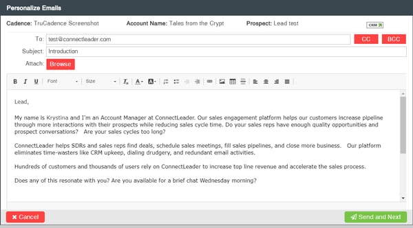 trucadence-email