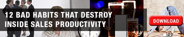 12 Bad Habits That Destroy Inside Sales Productivity Whitepaper
